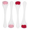Beaupretty 4pcs Eye Massage Tool Silicone Face Massager Portable Facial Roller Mini Massage Roller for Puffiness Swelling view 1