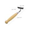 CALLARON 4pcs Old Style Shaving Razor Bamboo Handle for Hair Clipper for Dad Husband view 2