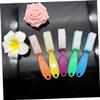Beaupretty 10pcs Nail Cleaning Brush with Long Handle for Fingernail and Toenail Care Random Colors for Dust Removal after Manicure and Pedicure view 4