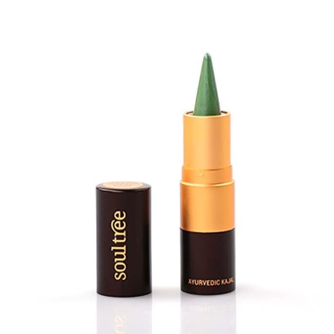 Ayurvedic Kajal .Soul. tree's | Fern-Green 003 Shade - 3gm (Fern Green)