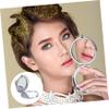 WRITWAA Mini Daisy Flower Folding Makeup Mirror Double-Sided Portable Compact Mirror with Magnifying Lens Birthday Gift Go Touch-ups view 3