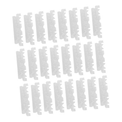 WRITWAA 100pcs Manual Face Cutter Steel Face Blades Barber Razor Blades Replacement Women Sensitive Skin Shaving Beard Trimmer