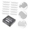 WRITWAA 100pcs Manual Face Cutter Steel Face Blades Barber Razor Blades Replacement Women Sensitive Skin Shaving Beard Trimmer view 4