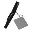 FRCOLOR Men's Folding Comb Keychain Travel Portable Small Beard Styling Tool Fine Tooth Acrylic Mirror view 1