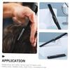 FRCOLOR Men's Folding Comb Keychain Travel Portable Small Beard Styling Tool Fine Tooth Acrylic Mirror view 2