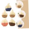 VICASKY 5pcs Bathroom Supplies Shower Ball Sponge Mesh Pouf for Exfoliating Bath Balls view 3