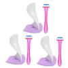 PACKOVE 3sets Women Hair Trimming Tool Precision Shaver Stencil for Intimate Grooming Blades for Controlled Hair Removal for Bikini Area and Design view 1