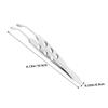 VALICLUD 2pcs Stainless Steel Massage for Meibomian Gland Tweezers for Eye Health and Facial Treatment Portable Design for Home and view 2