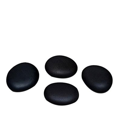Happyyami 4pcs Natural Lava Stone Massage Stones Pumice for Foot Care Relaxation Muscle Relief Blood Circulation Support