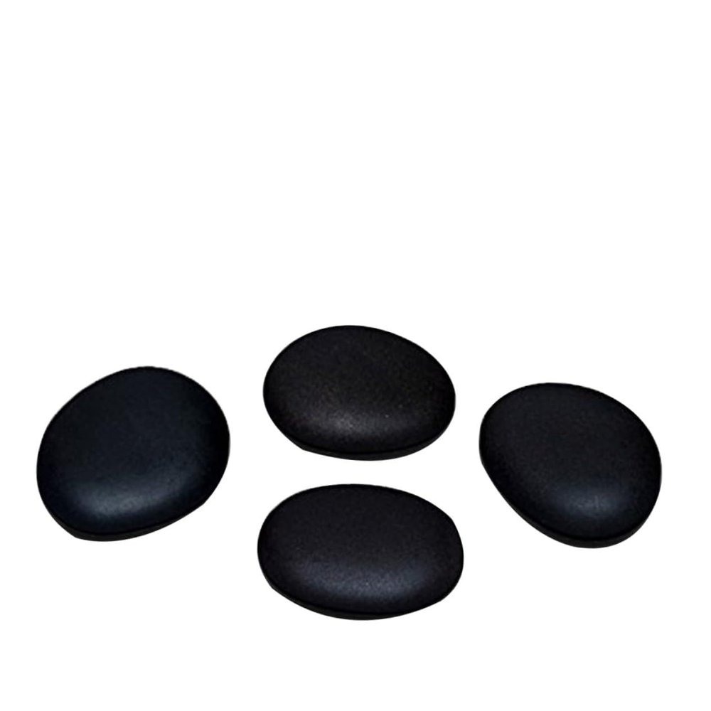 Happyyami 4pcs Natural Lava Stone Massage Stones Pumice for Foot Care Relaxation Muscle Relief Blood Circulation Support