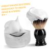 Beaupretty Shaving Bowl for Men Marble Pattern Deep Shaving Soap Container Compact for Travel Natural Lathering for and Hotels view 4