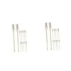 CALLARON 2sets Manual Nose Hair Trimmer Women Men Nasal Trimming Tool Easy to Clean Nose Hair Cutter 12pcs*2 view 1