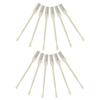 CALLARON 2sets Manual Nose Hair Trimmer Women Men Nasal Trimming Tool Easy to Clean Nose Hair Cutter 12pcs*2 view 2