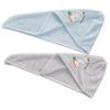 VICASKY 2pcs Quick-Drying Hair Wraps for Women of Double-Layer Bath Towels Super Absorbent Microfiber Hair Turbans for Wet Prevents Frizz and Damage view 1