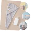 VICASKY 2pcs Quick-Drying Hair Wraps for Women of Double-Layer Bath Towels Super Absorbent Microfiber Hair Turbans for Wet Prevents Frizz and Damage view 3