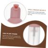 PartyKindom 5PCS Small Mousse Foaming Bottle Set Electroplated Frosted Bubble Dispenser for Hand Soap and Shampoo for Travel and Home Use view 4