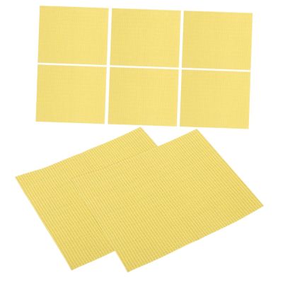 Happyyami 8pcs Insulation Patches for Curling and Hair Straightener Nano Insulation Technology for Wet and Dry Hair Styling High Temperature and Travel-Friendly