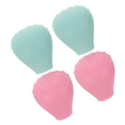 NOLITOY Cosmetic Brush Sleeves Silicone Makeup Brush Holder Cover Travel Home Organizer Caps