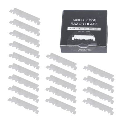 WRITWAA 400pcs Single Face for Barbershop Precision Old Folding Cutter for Smooth Shaving Sideburns and Hair Grooming Needs