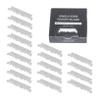WRITWAA 400pcs Single Face for Barbershop Precision Old Folding Cutter for Smooth Shaving Sideburns and Hair Grooming Needs view 1