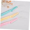 Happyyami 24pcs Eyebrow Trimmer Stainless Steel Facial for Precise Grooming Lightweight Design Random Colors for Travel and Everyday Use view 4