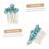 Beaupretty 1set Bridal Hair Accessories Combs Shaped Hairpins for Elegant Wedding Hairstyles for Brides and Special Occasions view 2