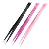 Beaupretty 3pcs Nail and Beauty Tweezers Multi-use Tweezers for Nail Extensions and Brow Shaping Comfortable Craft Pointed Tips and Press Head view 1