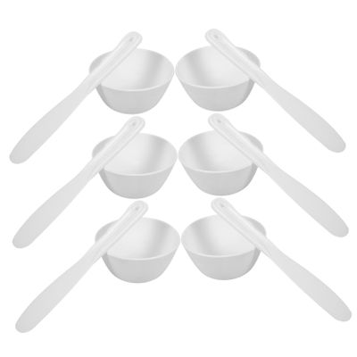 Vaguelly 1set Silicone Facial Mask Mixing Bowl Skincare Kit with Spatulas for Easy Mixing and Application Safe for All Skin Types for Use