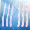 Happyyami 6pcs Foldable Eyebrow Set Portable Eyebrow Trimmer Beauty Tools for Travel Stainless Steel Lightweight Design to Use view 4