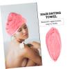 PartyKindom Super Absorbent Dry Hair Cap Blow Dryer Cap Bonnet Quick Drying Hair Towel Wrap for Sleep view 2