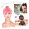 PartyKindom Super Absorbent Dry Hair Cap Blow Dryer Cap Bonnet Quick Drying Hair Towel Wrap for Sleep view 4