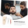 PACKOVE Stainless Steel Eyebrow Scissors Set for Hair Trimmer Mustache Grooming view 4