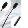 2pcs Double-Sided Silicone Back Handle Long Handle Body Bath Brush Mud Back Scrubber Shower Massage Exfoliation Brush view 2