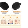 2pcs Double-Sided Silicone Back Handle Long Handle Body Bath Brush Mud Back Scrubber Shower Massage Exfoliation Brush view 3