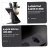 VICASKY Shaving Brush Holder Organizer Razor Stand Pre Shave Hair Brush Holder Razor Rack view 3