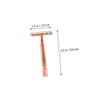 Beaupretty 2pcs Manual Beard Double-sided Shaving Tool for Home and Travel Nonslip Handle Design Easy to Clean Includes view 2