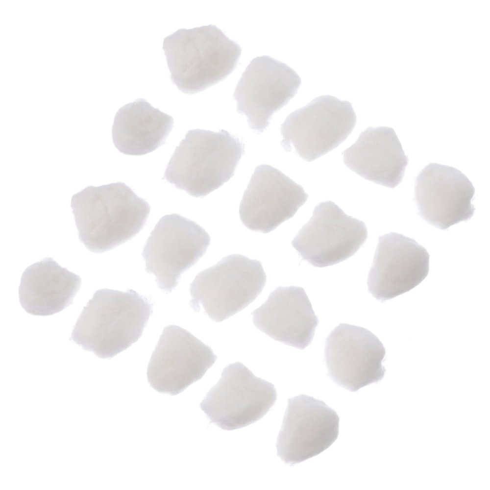 PartyKindom 12bags Soft and Absorbent Cotton Balls Non-Medical Degreasing Cosmetic Cotton for Makeup Household Cleaning and Personal Care Travel and Daily Use