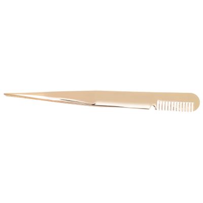 Beaupretty Lash Clamp Tweezers Eyelash Curlers Comb for Extensions Professional Beauty Tool