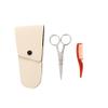 PartyKindom Men Beard Scissors Set Stainless Steel Eyebrow Scissors for Hair Trimmer Mustache view 1
