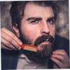 PartyKindom Men Beard Scissors Set Stainless Steel Eyebrow Scissors for Hair Trimmer Mustache view 2