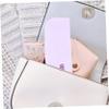 Beaupretty Makeup Organizer for Vanity Brush Storage Case Portable Cosmetic Bag Silicone Material Makeup Brush Holder Beauty Organizer Travel-friendly view 3