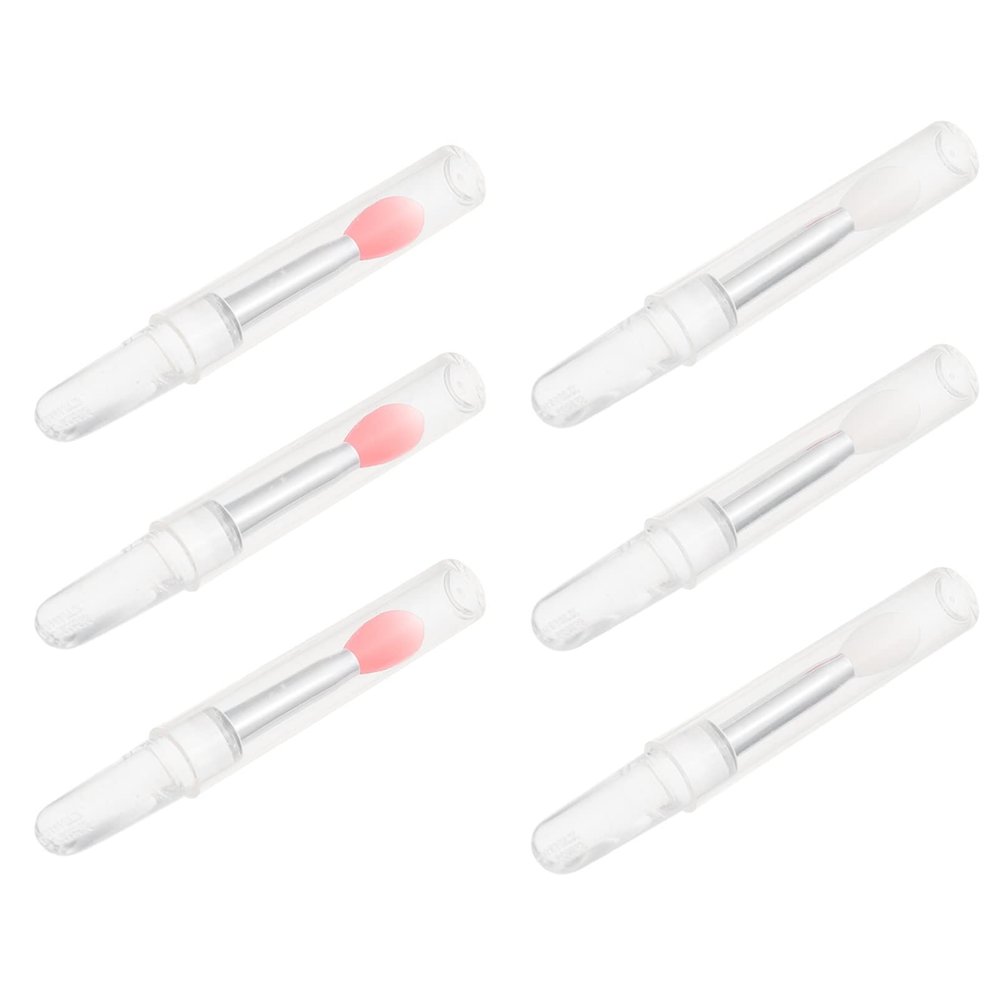 SAFIGLE Silicone Lip Mask Brush 6pcs Makeup Sponge Applicator Set Eyeshadow for Women
