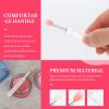 SAFIGLE Silicone Lip Mask Brush 6pcs Makeup Sponge Applicator Set Eyeshadow for Women view 3