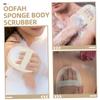 HAPINARY 4pcs Loofah Body Wash Sponge Exfoliating Bath Scrubber for Soft Loofah Soap Scrubber view 4
