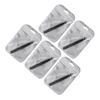PartyKindom 10 Pcs Ergonomic Handle Eyebrow Tweezers Clip Eyebrow Makeup Tool Stainless Steel for Men Women for Travel view 3