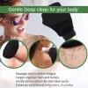 2pc Shower Thicken Bath Magic Peeling Glove Exfoliating Tan Removal Bathing Cleaning Products Body Scrubber(Blue) view 3