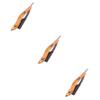 PACKOVE 3pcs Folding for Men Women Portable Manual Shaver Wooden Handle Versatile Grooming Tool for Beard Trimming Shaving Sturdy Stainless Steel Design view 1