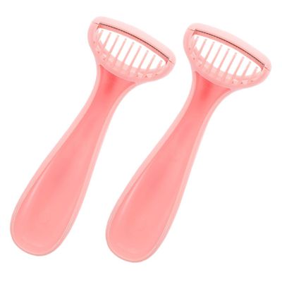 NOLITOY 2pcs Women's Hair Removal Knife for Private Area Leg Shaver Underarm Trimmer Painless Facial Razor Compact Travel Razor for Women