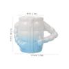 Beaupretty Men Ceramic Shaving Bowl Capacity Foaming Cup for Comfortable and Convenient Shaving for Men view 2