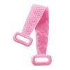 Silicone Body Scrubber Back Massage Exfoliating Sponge Bathroom Bath Brush Scrub Shower Brush Body Wash Scrub Removal(Pink) view 1